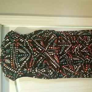 Multiple color dress never been worn